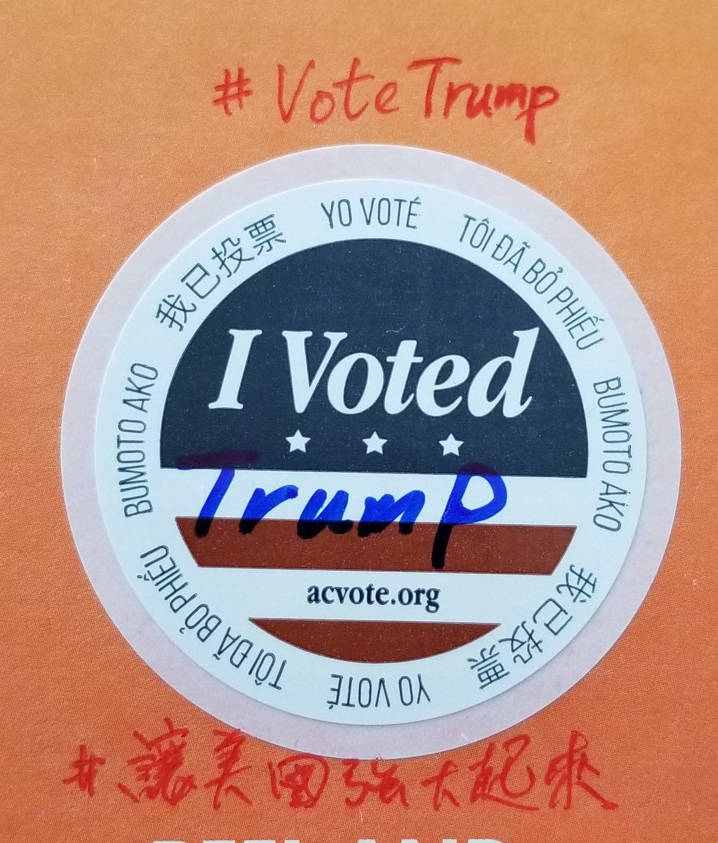 SanJoaquinDelta's tweet photo. I Vote Trump because:
1) he keeps his promises
2) he is tough on China (tougher than any former presidents & current candidates)
3) I am against expansion of social welfare, which represents an increase in tax.
#VoteTrump
#Trump #DonaldTrump
#CA4Trump
@TeamTrump @TrumpWarRoom https://t.co/hjZONWz8xv