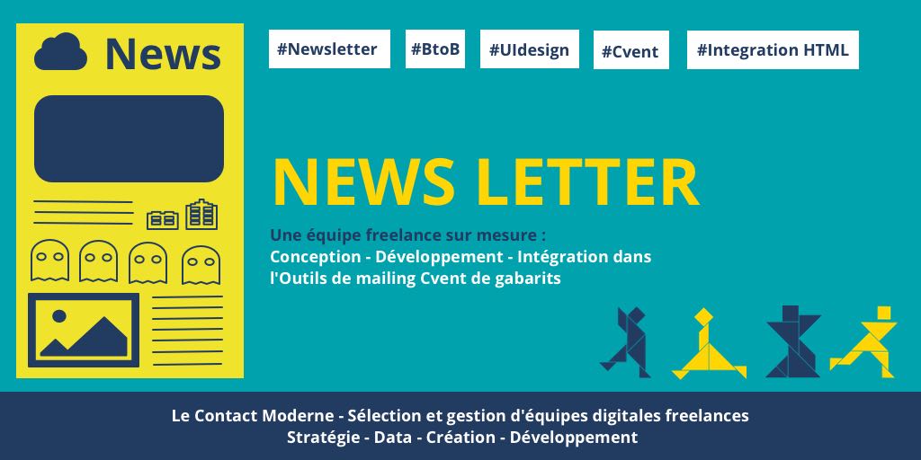 lecontactmodern's tweet photo. Notre travail de collaboration continu avec Nexans, cette fois sur l'adaptation des #Newsletter #Corporate interne et externe. Une composition de talents free-lances : #designer #Developer #webmaster #Cvent . Bientôt sur vos écrans.#lecontactmoderne #talentsfreelances https://t.co/B2yvWryZPm