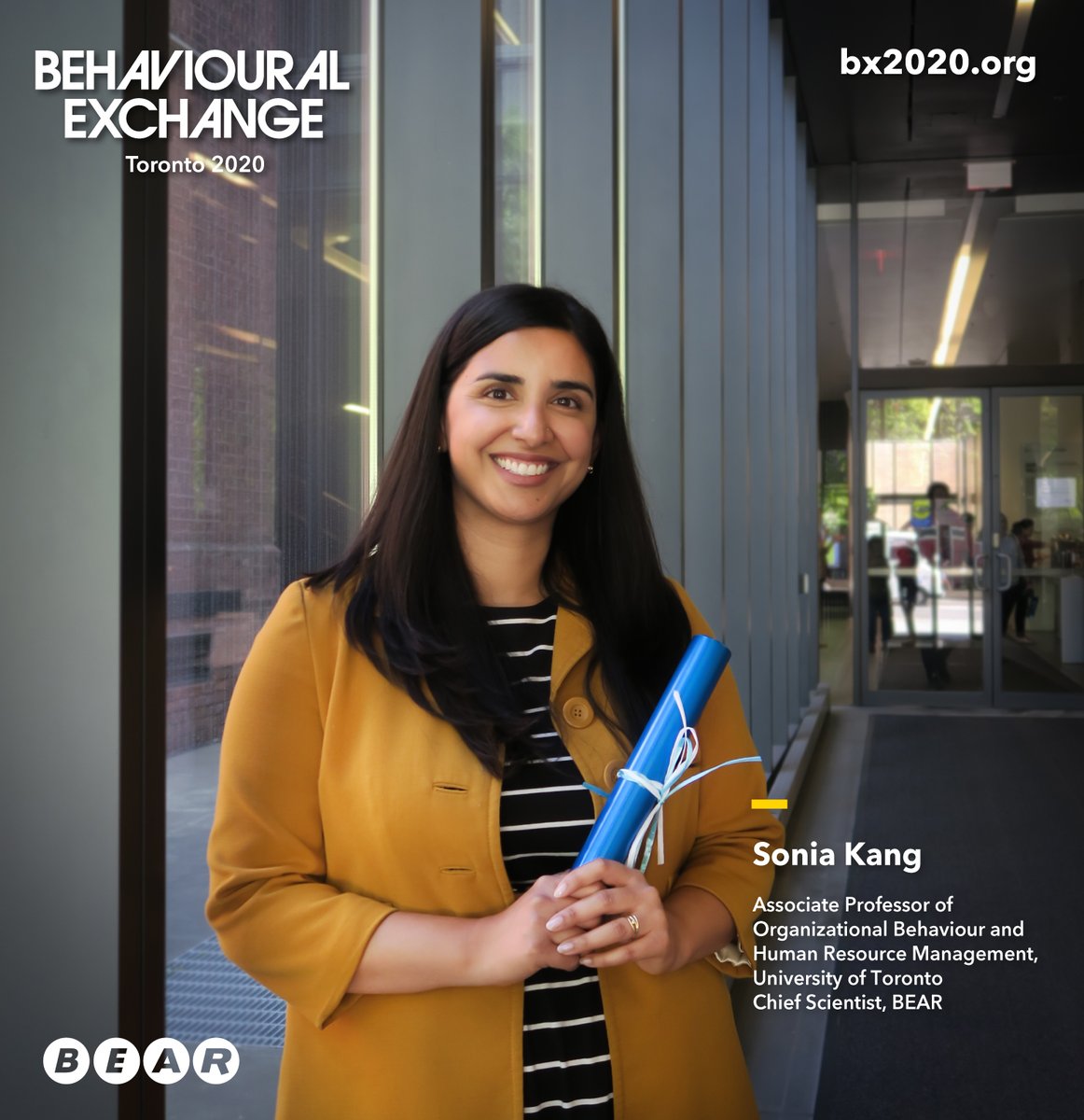 The BX Conference Baton is in #Toronto! Prof. Sonia Kang looks forward to welcoming everyone <a href="/rotmanschool/">Rotman School</a> <a href="/UofT_BEAR/">BEAR UofT</a>. Registration info: bx2020.org. #BXBatonSeries #BX2020 #BXToronto
