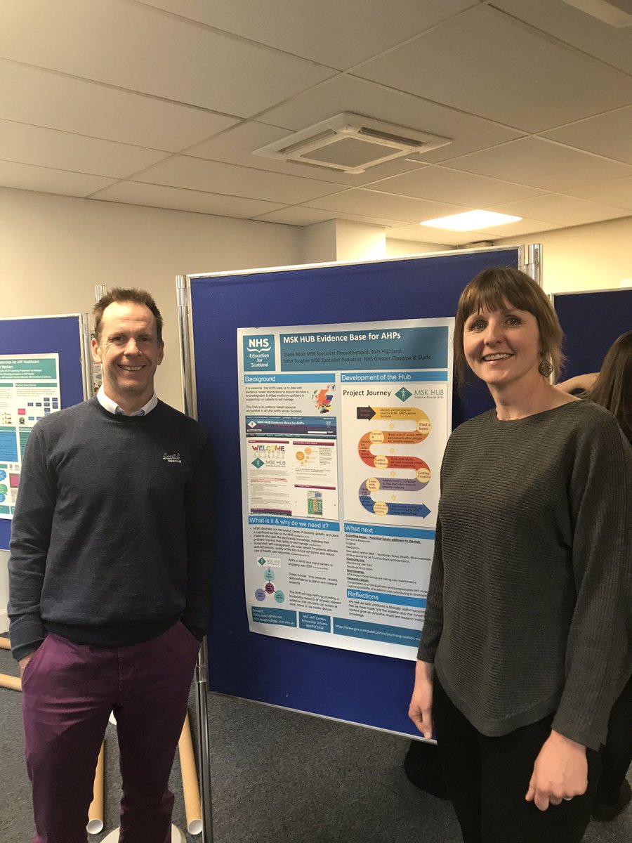 MSK HUB Evidence base for AHPs tweet media