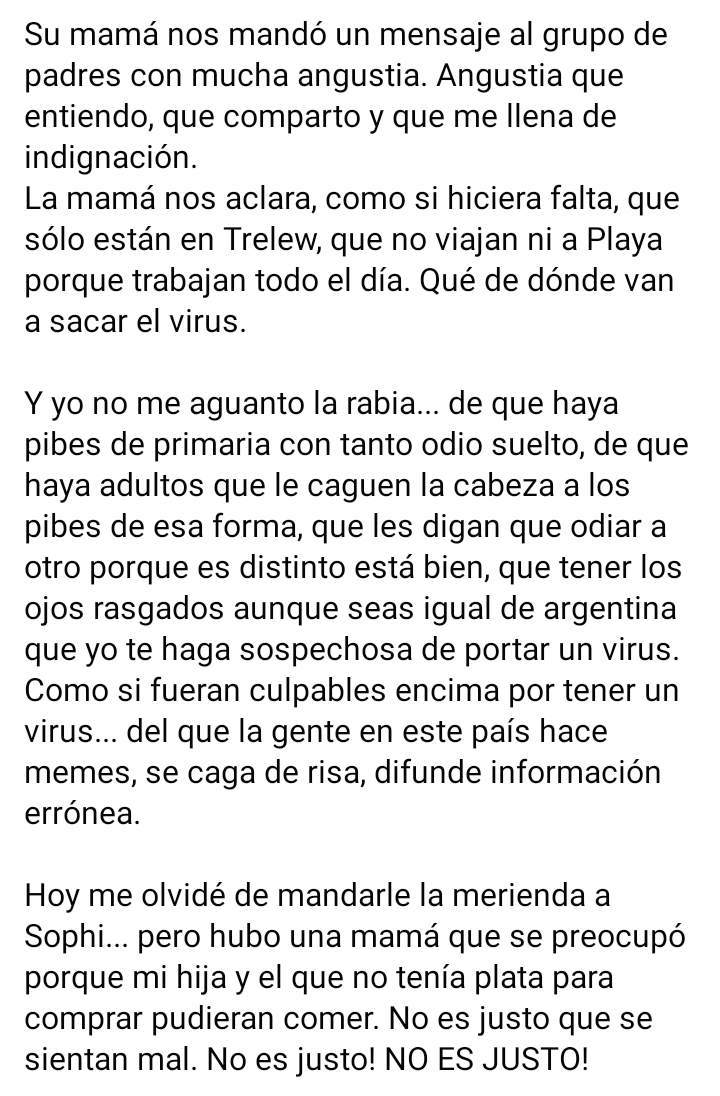 MaruOrtizTw's tweet photo. Y pasa. En #Trelew también.
... Lean la historia que publicó Natalia en face...
Hablen con sus hijos, expliquen, den el ejemplo ‼️ https://t.co/EOEXsgz2nS