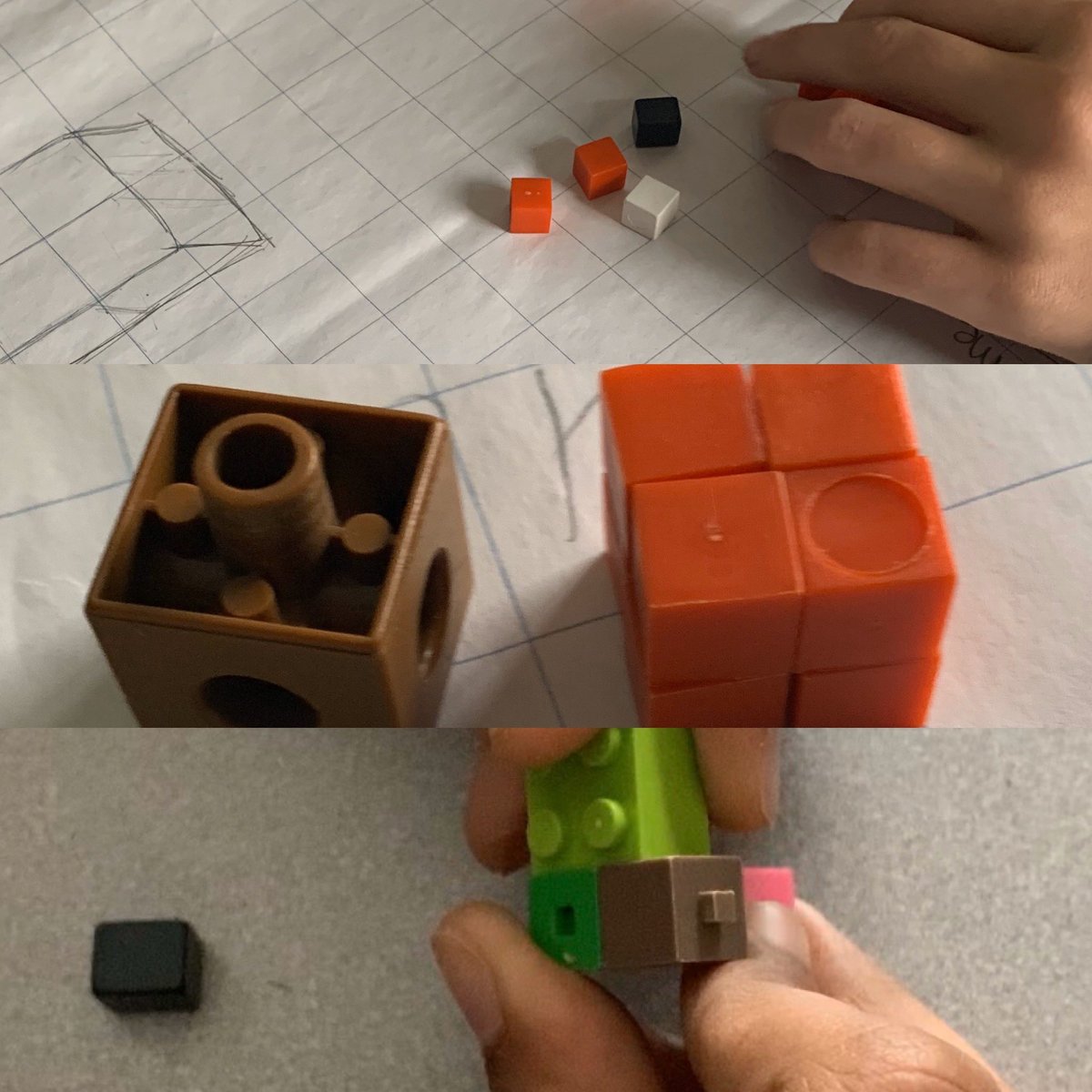 Mr. Prager’s 5/6 math class was humming this morning! Using cubic centimetre cubes Ss determined the volume of prisms that they built out of linking cubes and LEGO. <a href="/TDSB_Rawlinson/">Rawlinson CS</a> <a href="/ErinAltosaar/">Erin Altosaar</a> #handsonmath