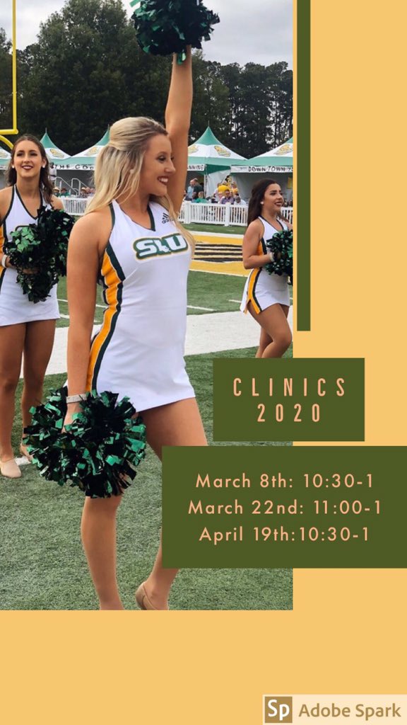 Our first clinic is THIS SUNDAY! Make sure to check out the link in our bio for preregistration! We encourage you to go to the link &amp; begin the registration process! Each dancer is required to bring copies of the paperwork, your insurance card,physical &amp; clinic fee of $40! 💚✨