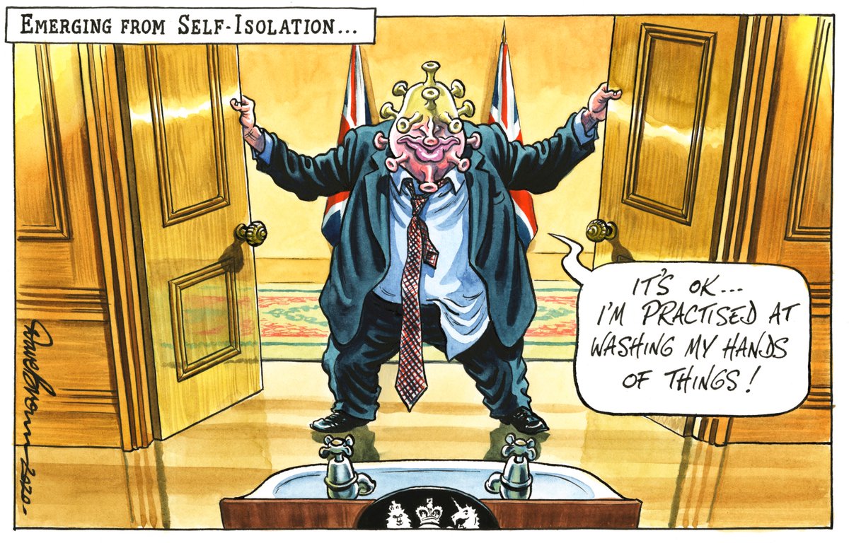 Dave Brown On Twitter Tomorrow S Independent Cartoon Borisjohnson Coronavirus Covid19 Selfisolation