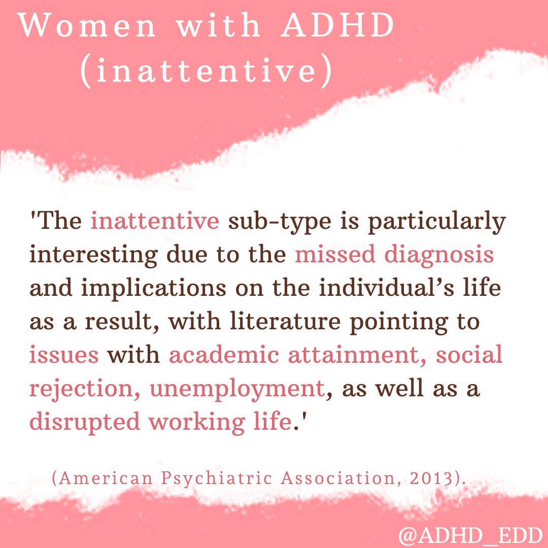 rblackPE's tweet photo. People who are diagnosed with ADHD are categorised into 1 of 3 presentations: #InattentiveADHD #HyperactiveImpulsiveADHD or #CombinationADHD 

#adhd #adhdawareness #adhdlife #adhd_life #adhduk #adhdisreal #adhdadult #adultadhd #adhdwoman #adhdwomen #adhdunderstood #adhdexplained https://t.co/MW5WOjE1qw