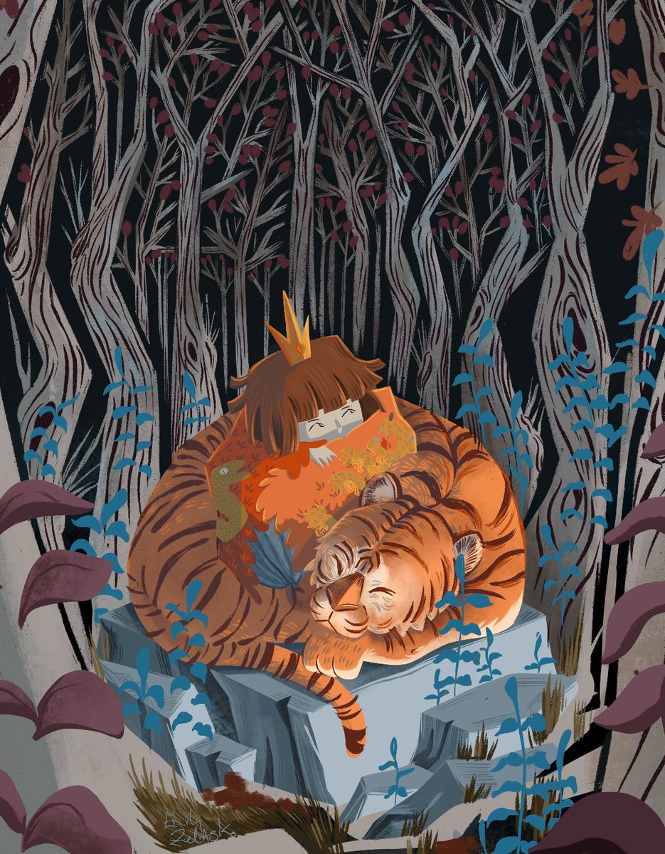 EmilyZelasko's tweet photo. A little more progress.
#art #illustration #fantasyart #fantasyillustration #tiger #emilyzelaskoart #forest #iliketrees #artprocess #wip https://t.co/DTIQciN66V