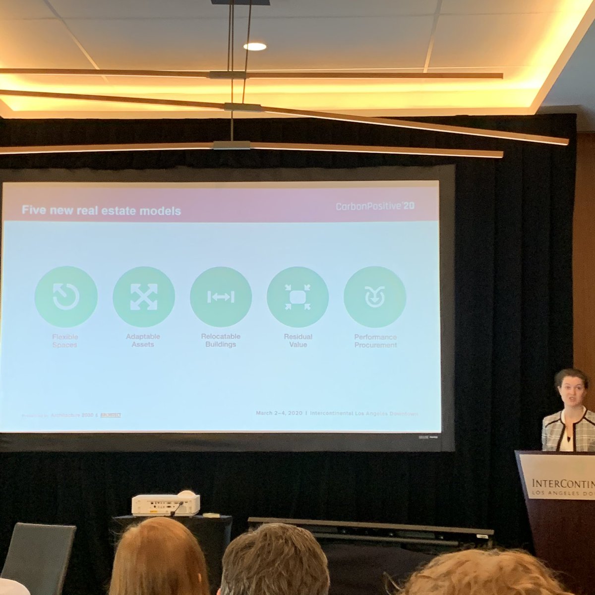 rfortmeyer's tweet photo. @ArupAmericas Emily Walport talks about new circular economy models to decarbonize real estate @Arch2030 #carbonpositive20 #adaptablebuildings #flexibility #relocatablebuildings https://t.co/kxl3jiWlGx