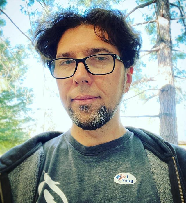 macieksmuga's tweet photo. First time wearing that sticker 🤩

#ivoted #vote2020 #californiaprimary #supertuesday https://t.co/H37Bi8r8TK https://t.co/MA16Pqr1OK