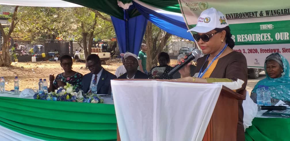 AUC_CAADP's tweet photo. Official commemoration of the #AfricanEnvironment and #WangariMaathaiDay, hosted by the Republic of Sierra Leone https://t.co/2Te2ztv8aN