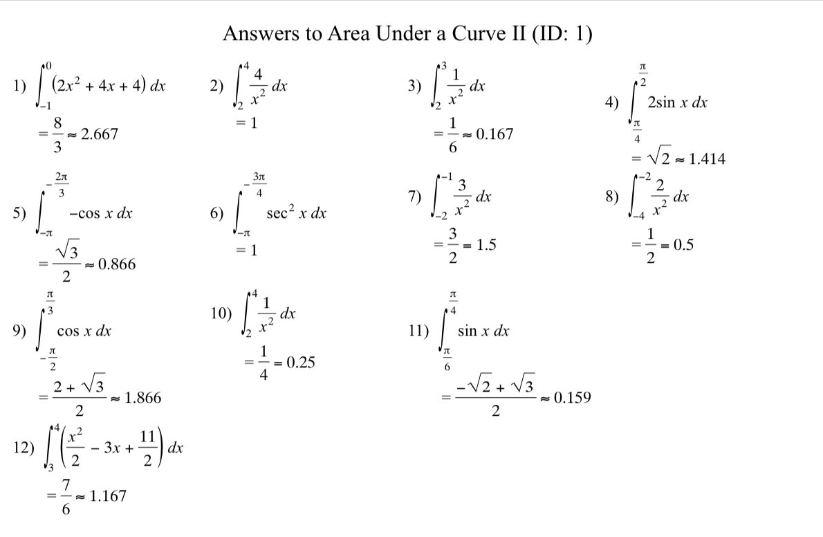 KhanCalculus's tweet photo. Answers to today’s assignment #Tomorrow is Monday https://t.co/CtvSbLJA9c