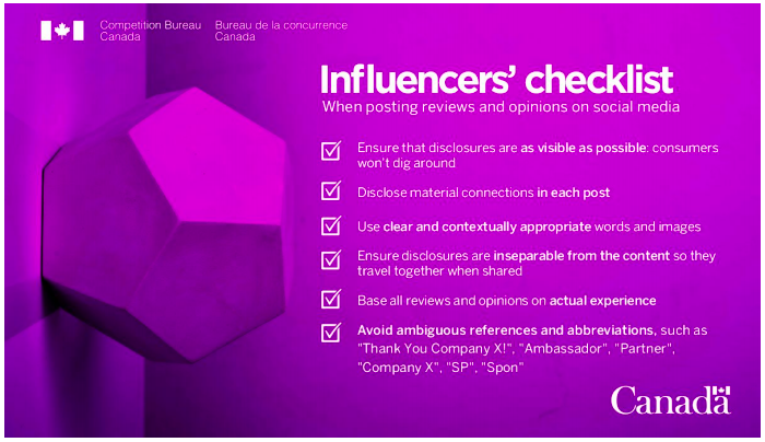 UDontDisclose's tweet photo. As per @CompBureau, disclosure matters. #instafraud #influencers https://t.co/Tu10EP7gXa