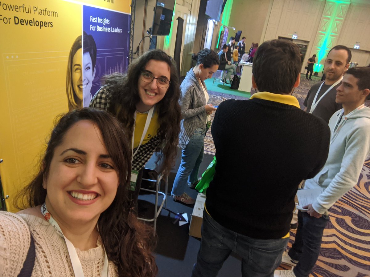 cbelle1234's tweet photo. I had so much fun being an MC @ @NodeTLV - it was so well organized and the speakers were fantastic!
The only thing that could make it better was meeting the women of @Baot_IL that attended and gave lectures at the conference 😍 https://t.co/ytbQO4fuR4