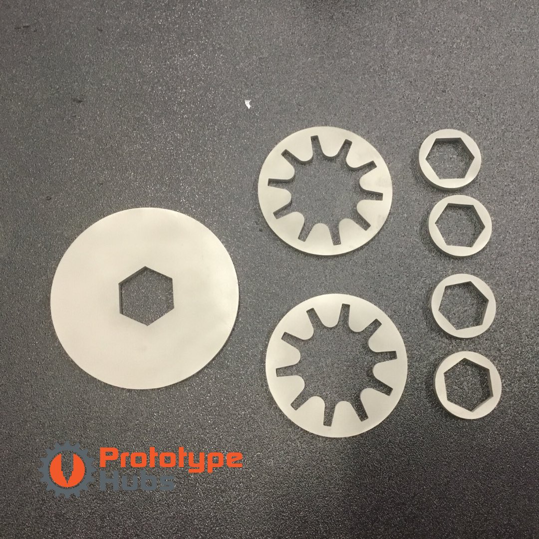 PrototypeHubs's tweet photo. Our #Manufacturing Partner Zou Hub came through big time! A customer needed only a few #waterjet #stainlesssteel parts. Whether you need one or hundreds of parts, #PrototypeHubs offers your choice of #manufacturer with instant prices for all your #cnccutting &amp; #sheetmetal needs! https://t.co/Eb0ELmc8Ga