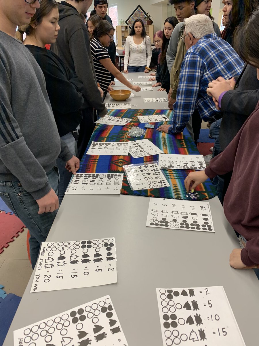 GSandsGamble's tweet photo. Miigwech to Ms Shognosh for inviting me to the Mid Winter Celebration today. It was so great to see young kids, teenagers, adults and elders together sharing stories and playing games, celebrating culture. @wdsstartans @wdsslibrary #humansofLKDSB https://t.co/Gc6gChhNox