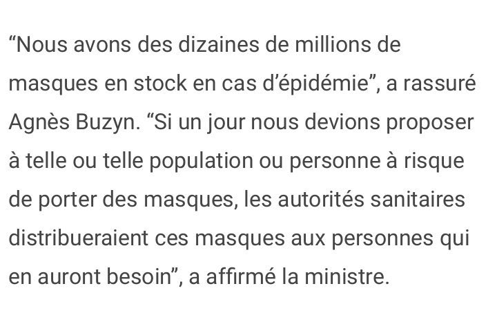 Changerlavie1's tweet photo. Des dizaines de millions de masques!
Les personnes à risque et les médecins de ville n'ont pas de masque...
Où sont les stocks?
Était-ce une fake news ?
Un des habituels mensonge de la #Macronie?
de l'#Incompetence?
#COVID19fr #Incompetence #MerciAgnes #ExpertdeRien #LREMensonge https://t.co/Y4iTnQuXeA