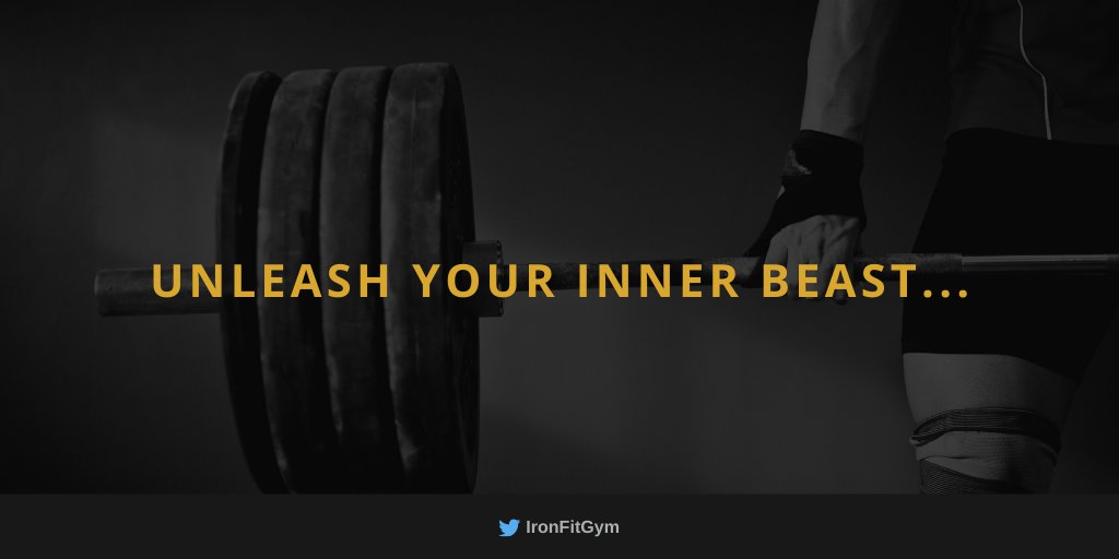 IronFitGym's tweet photo. Ready to unleash your inner beast? We look forward to seeing you at Iron Fit Gym! Check out our different membership options here: https://t.co/UXscCDUqFj 

#fitness #fitnesstips #fitnessmotivation #personaltrainer #membership https://t.co/a1UFBGV4jx
