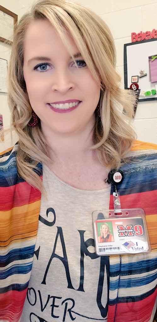 Steph15_D's tweet photo. I used my #TeacherVoice and voted today! #M9GameOn #SuperTuesday #IVoted 🗳☑ https://t.co/PAeOaqEkCO