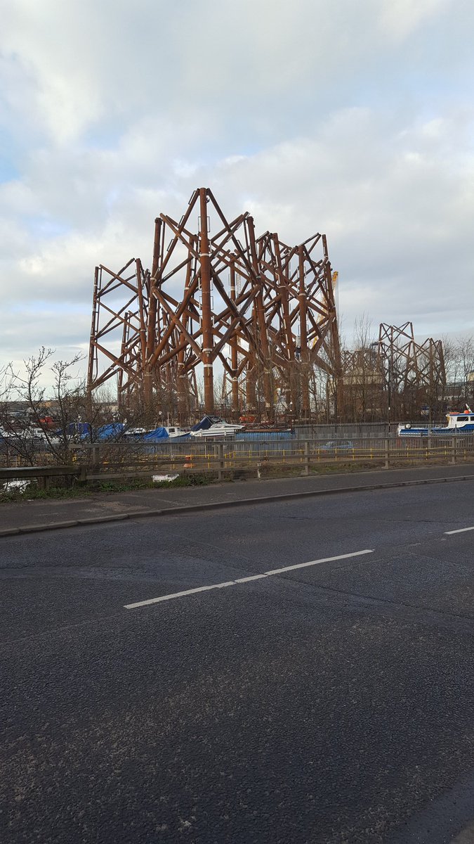 ToonFabricator's tweet photo. With the fabrication and welding of the Jackets destined for East Morray wind farm well under way @SmuldersEiffage wallsend (and paying Welders up £29 PH), there could not be a better time to start a C&amp;G L1 Welding+Fabrication course @NCL_Energy Wallsend, @NCLCollege! https://t.co/GGRRUUSVFc