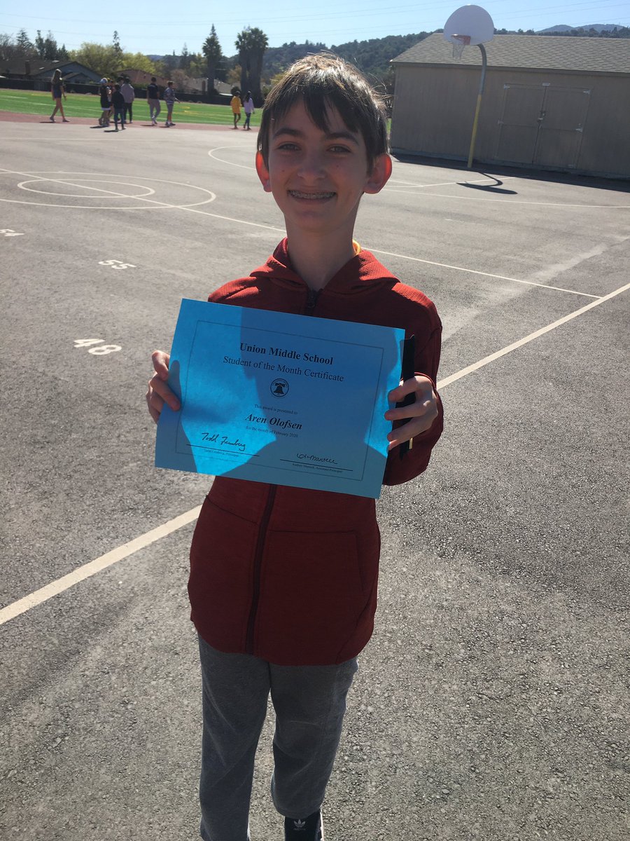 Student of the Month!!!!!!