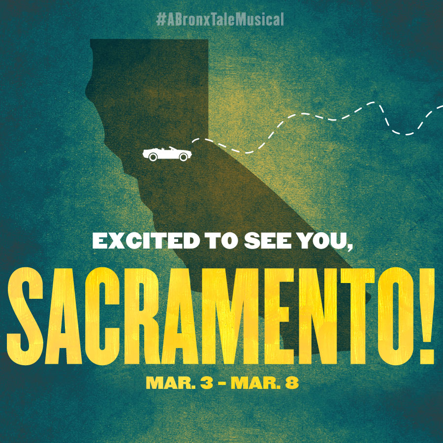 🎼This is a Bronx tale...  starting tonight, the Bronx is in Sacramento! Join us at <a href="/SacMusicals/">Broadway Sacramento</a> through March 8 - grab tickets for the whole family at BroadwaySacramento.com!