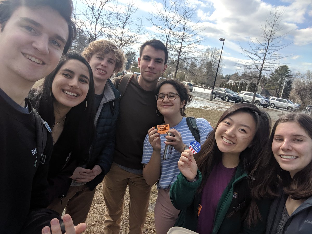 RileyOGordon's tweet photo. Voting in local elections! @DartDems #nhpolitics https://t.co/oDoafv9Mam