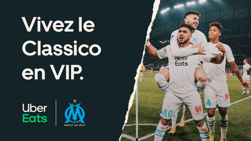 ubereats_fr's tweet photo. Rien que ça #TeamOM 🔥

Au programme : 
1. Visiter les vestiaires de l'@OM_Officiel
2. Fouler la pelouse de l'@OrangeVelodrome
3. Voir #OMPSG en loges 

On invite 10 personnes (5x2 places). 

👉 RT + Follow @ubereats_fr pour participer - Résultats demain à 14h. https://t.co/dUs7PsznNq