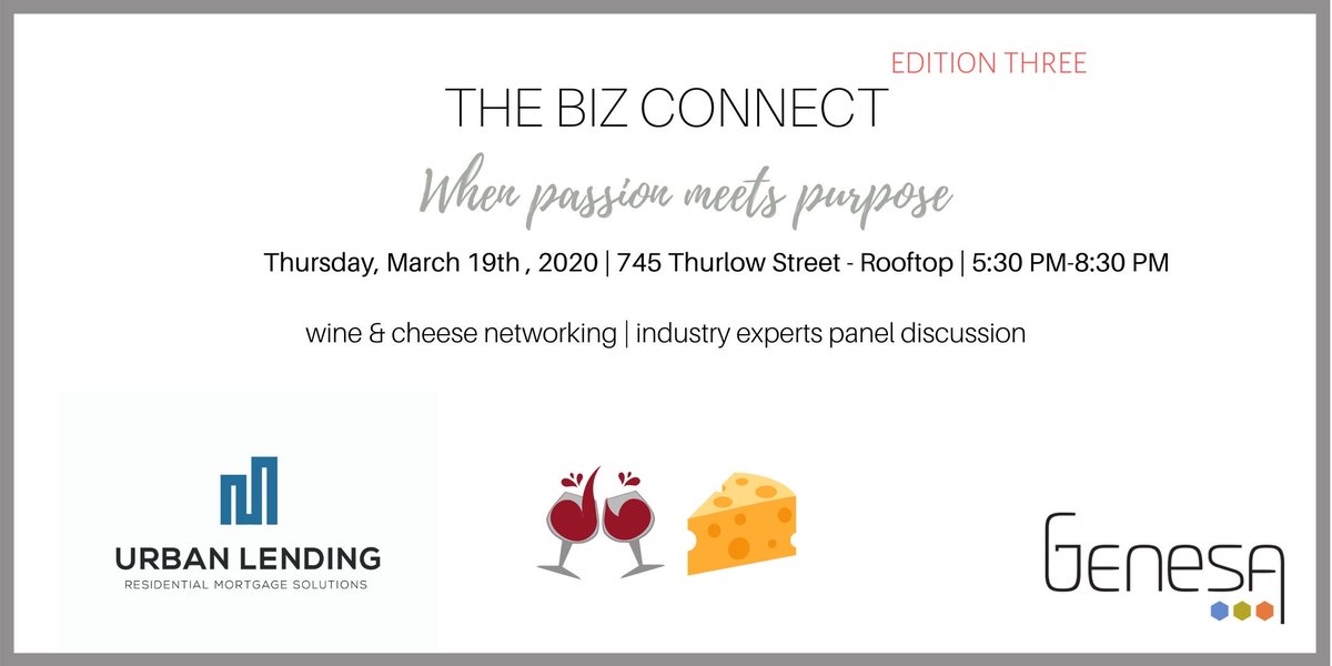 GenesaCPA's tweet photo. Our THIRD Biz Connect with Urban Lending Solutions. 
Azucar Lary is one of the panelist and Vanessa Luu will be moderating this discussion on When Passion Meets Purpose. Hope to see you all there!
#leadership #thebizconnect #neworking #event
RSVP:  https://t.co/1Elfq6yaoO https://t.co/Zzfyqug4CB