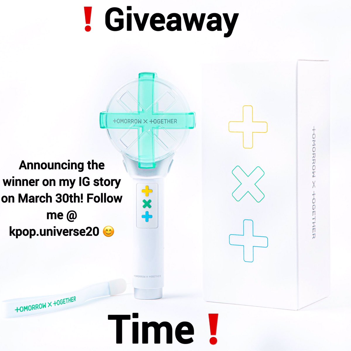 KUniverse20's tweet photo. ❗️Doing a TXT Lightstick give away! Celebrating TXT for their 1st year being together as a group ❗️ Follow the rules👇🏼:
- Follow me on Twitter 😊
- Retweet the tweet 🔁
- Comment below who is your bias 👀
-
#TXT #kpopgiveaway #TOMORROW_X_TOGETHER #TXT1anniversary #retweet https://t.co/YEHu1LJfGt
