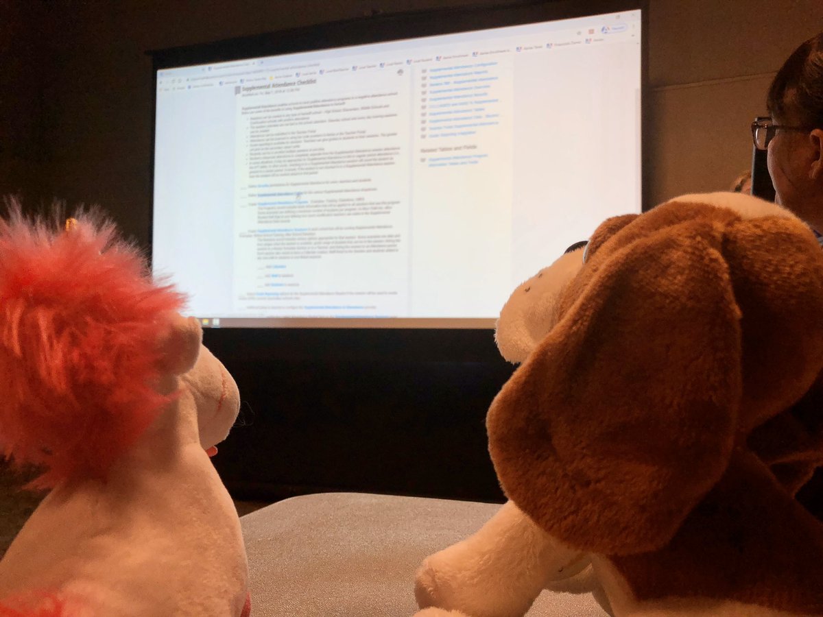 technology_rsd's tweet photo. Day two at @aeries_sis #aeriescon ... Supplemental attendance. Sharing a table with a guy I met from Test Hound. #livingthesislife #conference #periodone #calpads #gsuite #daytwo #testhoundadventures https://t.co/KGvp5mE6A8