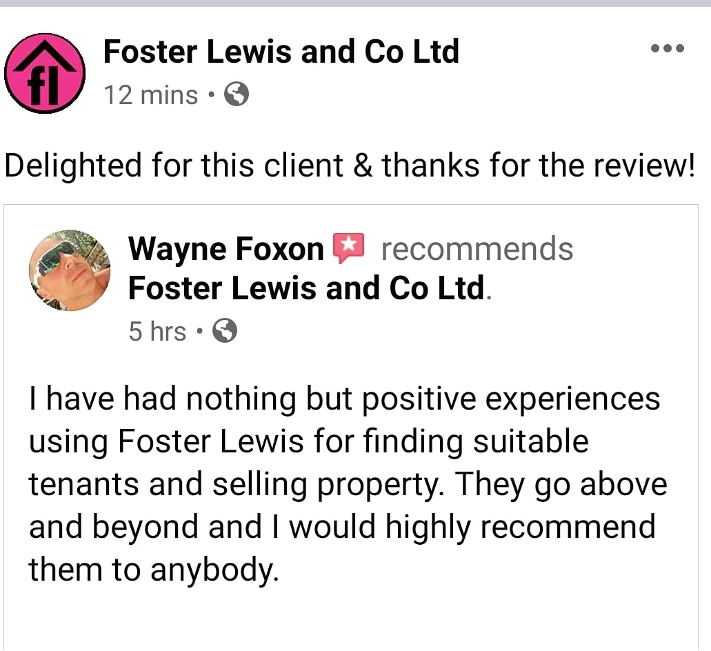 FosterLewisCo's tweet photo. Happy days ⭐⭐⭐⭐⭐ #coventry #property #SellWithUs #estateagent #calltoday #lettingagent #letwithus https://t.co/vyZUkQ06WJ