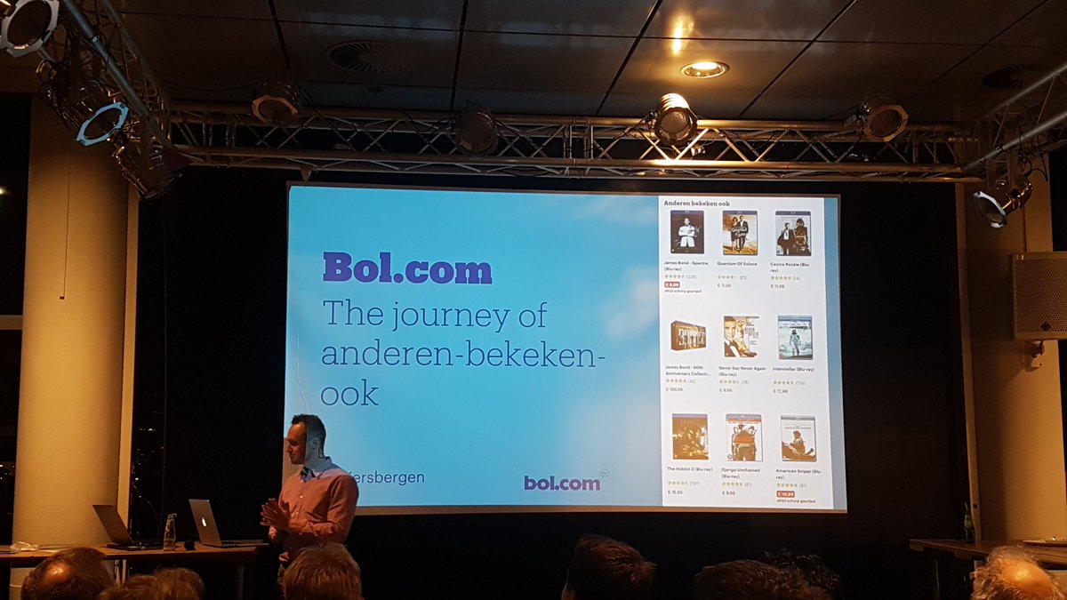 ManelSlokom's tweet photo. Second speaker at #recsysnl is from @bol.com about " the journey of anderen-bekekeno-ook". An item-to-item recommender systems. A story from 10 years work @bol.com
A lot to say... https://t.co/Dnil7Hpg9F