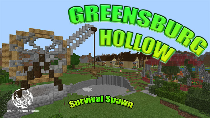 teamphoenixs's tweet photo. Looking for a survival world to set up with your friends? With houses ready for decoration and shops for you to sell your favourite goods. Greensburg Hollow is now available on the Marketplace. https://t.co/Fu5A4iSw3l