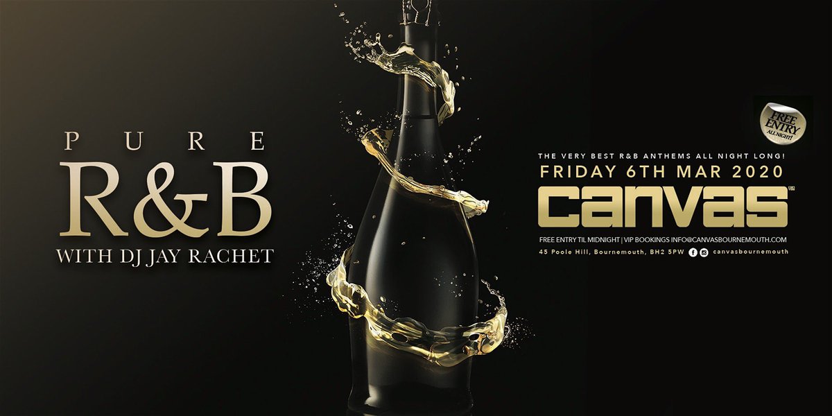 gilescooper2's tweet photo. When leading Bournemouth's ultimate and leading Loft Bar &amp; Live Lounge, it's important to leave a lasting impression...

This Friday, we'll be getting bumpy &amp; groovy with PURE R&amp;B at Canvas! 🎶

Expect only the best ✨ 

See you at the Bar... soon, G x https://t.co/jMto5jk0d0