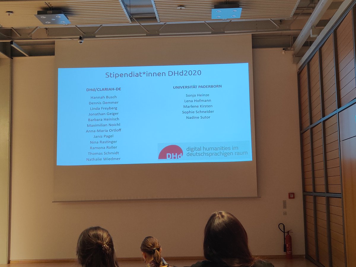 Die #dhd2020 wird eröffnet. Mit Keynote von <a href="/julia_flanders/">Julia Flanders</a> (dd)