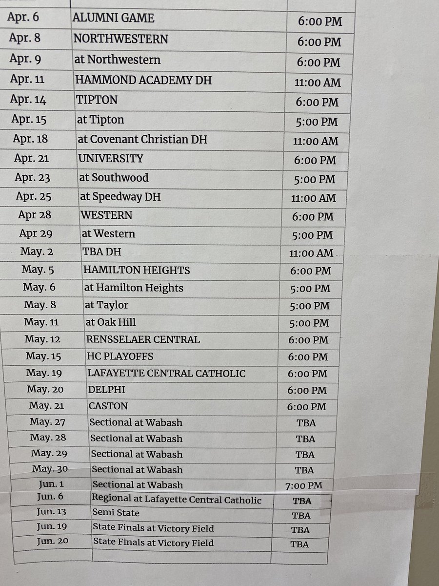 Lewis Cass Baseball tweet media