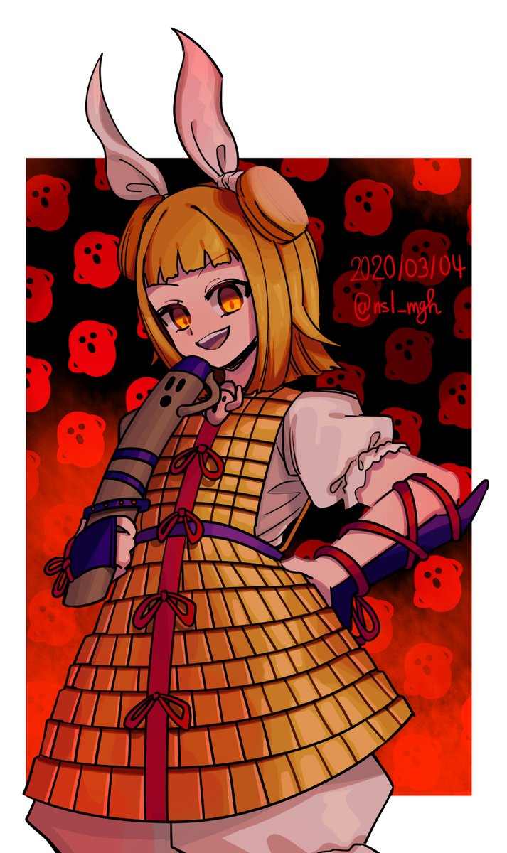 杖刀偶磨弓 「磨弓ちゃん 」|イチルギのイラスト