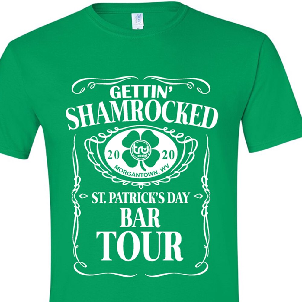 We’re to ready get Shamrocked while rockin’ our Block Party &amp; Bar Crawl T-Shirts! How many of you are tough enough to hit BOTH? 🍀🍀 🍻🥃