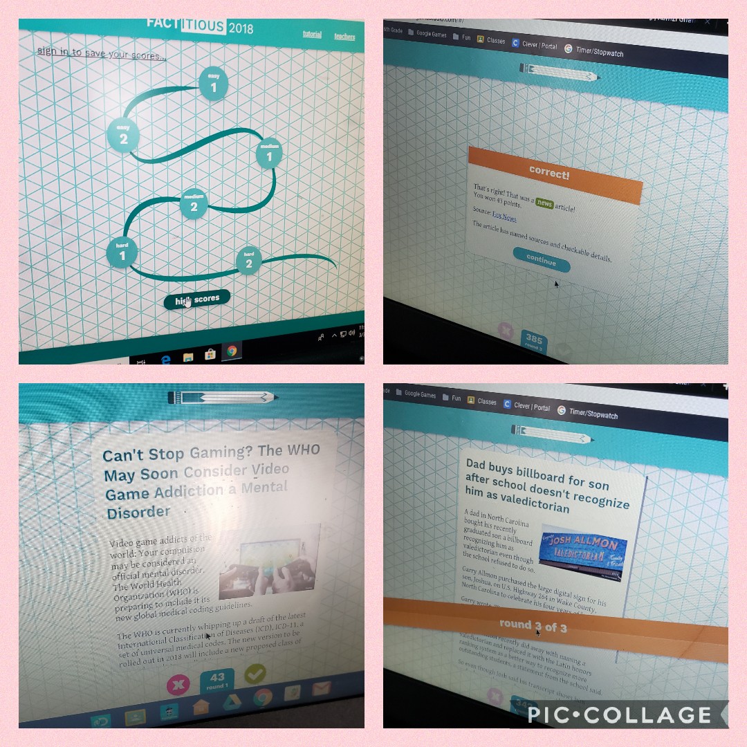 lambrinos's tweet photo. Determining fake vs. real news in #studyskills! #MTPSpride @ThompsonMSpride  @MsLindsayFox https://t.co/zxB0bqXFHx