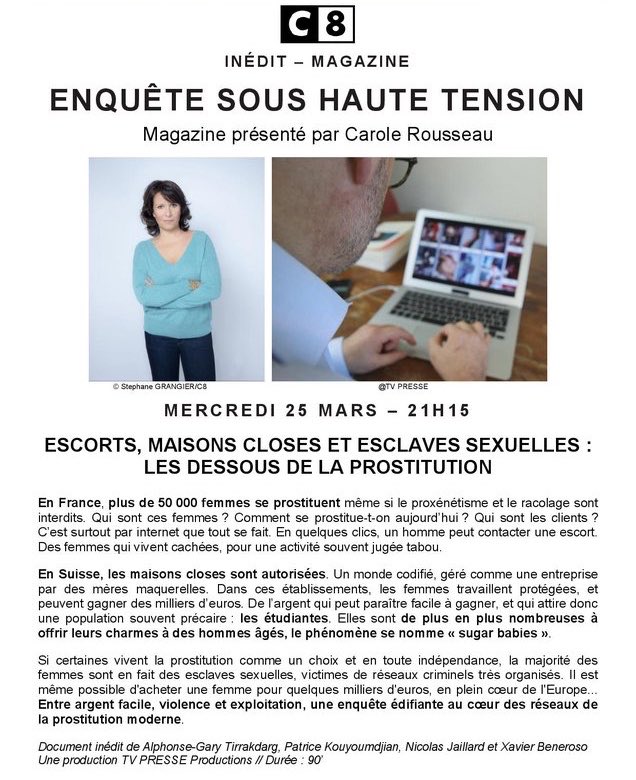 contacter des prostituées