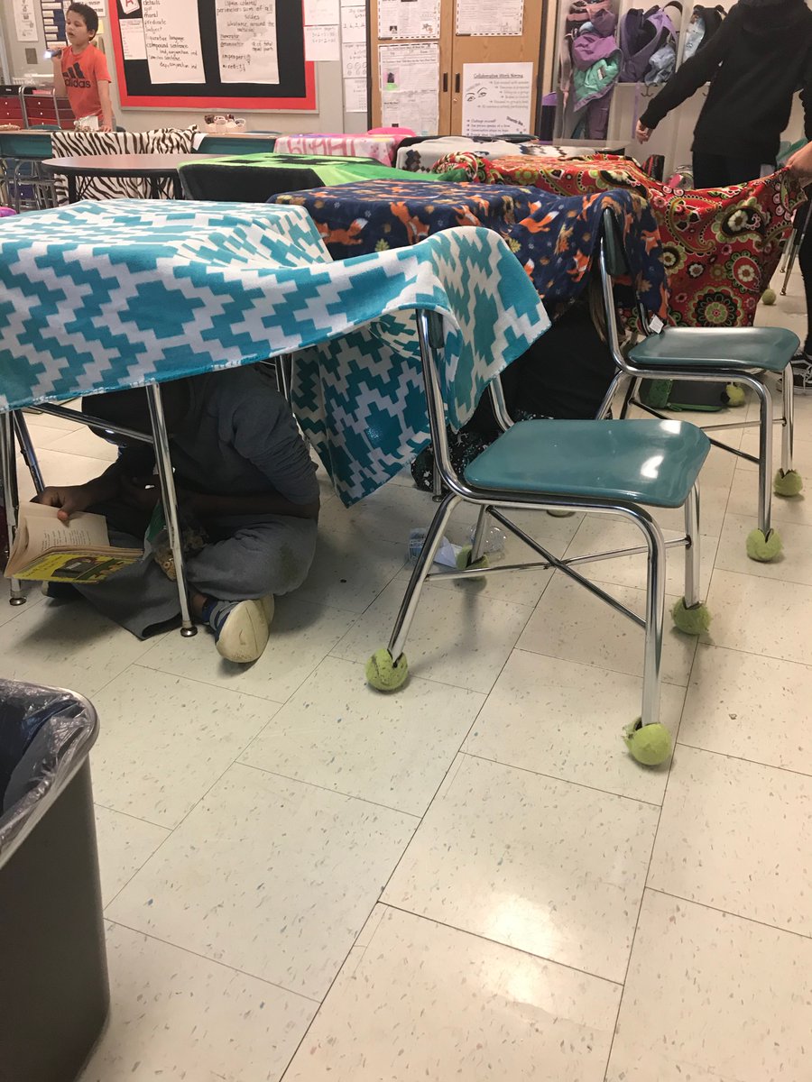 Celebrating read-a-thon with some reading in our indoor forts with our flashlights and homemade trail mix, complete with using fractions to create a unique mix! #wiredforsuccess <a href="/SalemElementary/">Salem Elementary</a>