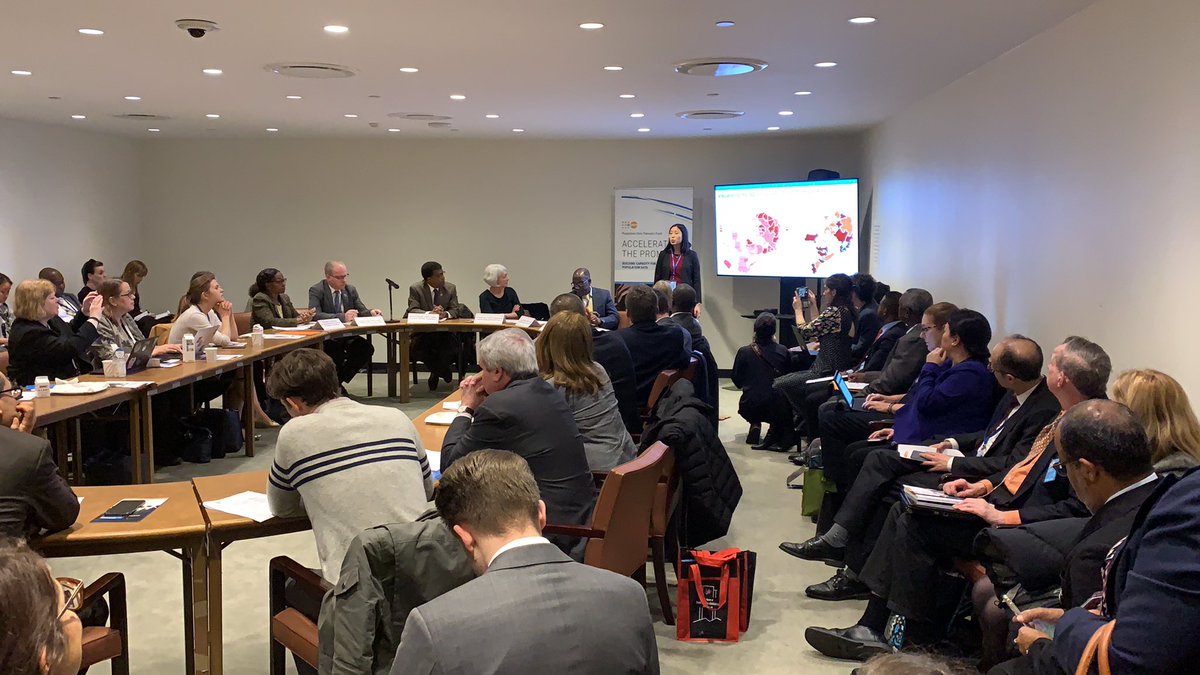 PopDevUNFPA's tweet photo. “Data visualization like mapping helps us to identify the furthest behind and increase their access to #SRH services” @SainanZhang #un51sc #GlobalGoals https://t.co/sbX3Ikd9pf