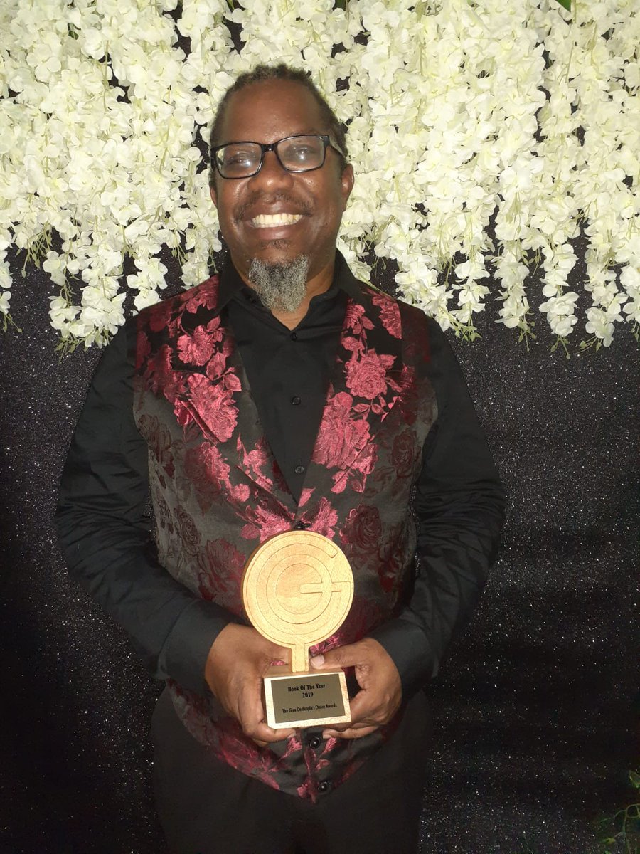BajnPassionPoet's tweet photo. Thanks again to @EmpressZingha  and @DJdePoet of @wuhgineon for hosting the #GineOnPeoplesChoiceAwards! Congrats to all nominees and fellow awardees! This is an initiative that MUST thrive! This is wuh gine on!

#bookoftheyear #awards #Passion #TheGeminiProject https://t.co/qbo6xrpA9x