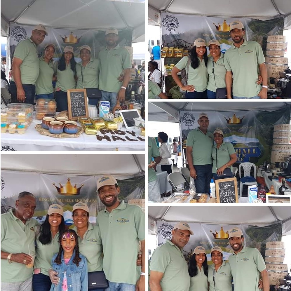 CoffeeMoy's tweet photo. JBM Coffee Festival 2019.
Family affair.
Na - Nasha,
Ka - Kamika
Sh - Shani
Ka - Kamar
Nakashka-that's how company name was birthed. Now you know! Nakashka Coffee Co Ltd, growers, producers,manufacturers& distributors of Moy Hall Estate Coffee-finest, premium, specialty coffee. https://t.co/1zjQukbOQn