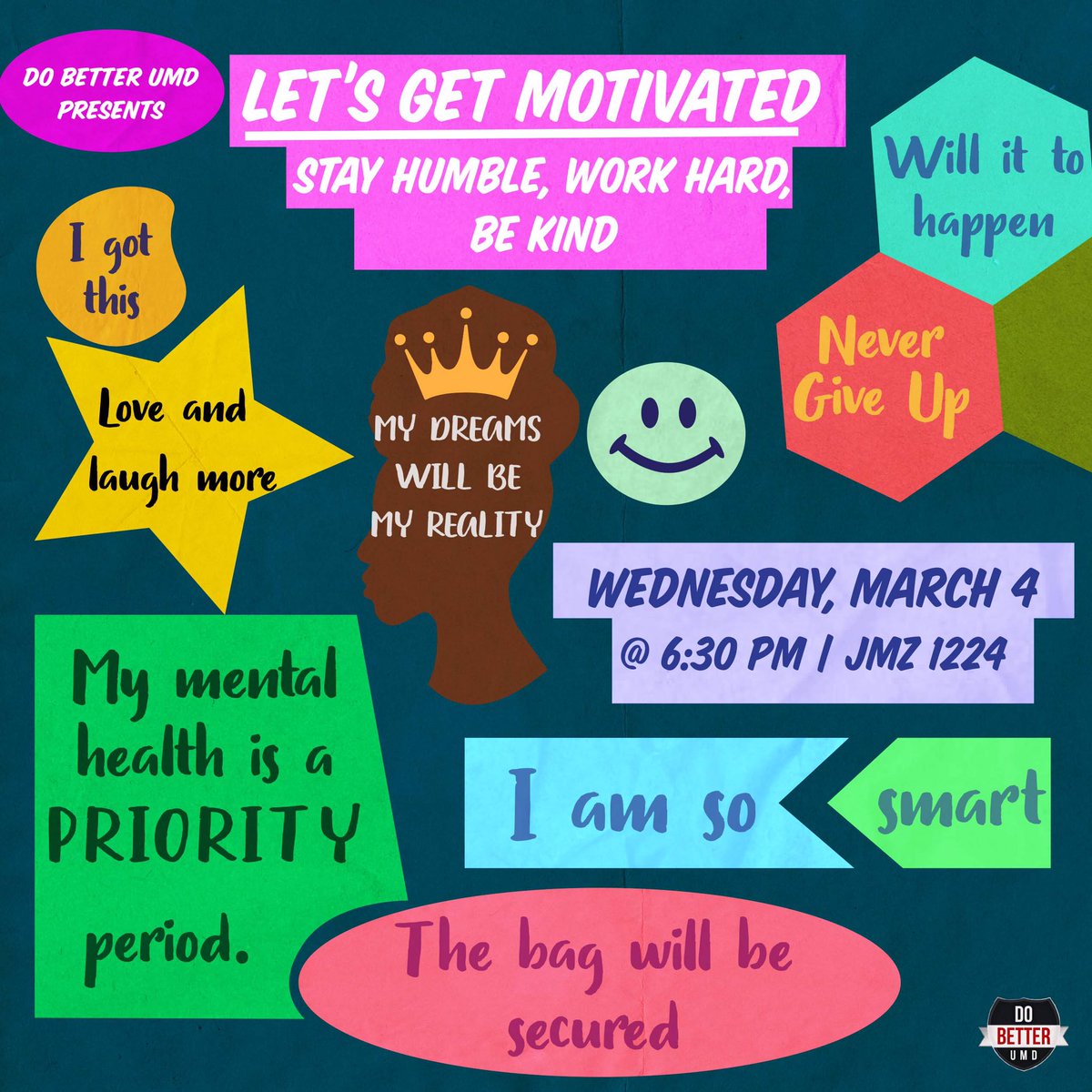 TOMORROW!! Come out and create a personal motivation board to get you through 2020