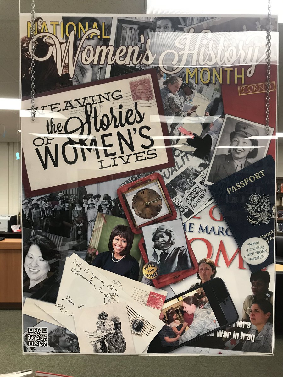 gbcatslibrary's tweet photo. Gearing up for #WomenHistory month. @Gbhwildcats https://t.co/f2v5mEJbYt