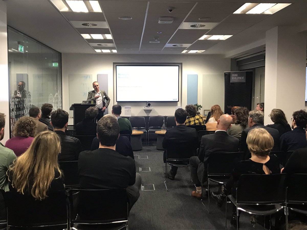 Kim_C_Power's tweet photo. In the journey of meanwhile, do we actually understand the long term uses? - @GarryBanks1 from @ArupLiverpool welcoming guests to the @SoundDiplomacy event #sounddevelopmentliverpool https://t.co/mTRQkGW1Nl