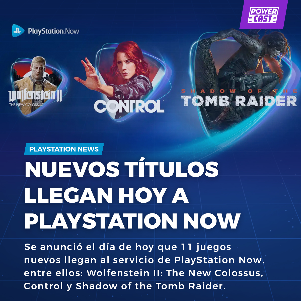 powercastpr's tweet photo. Llegan nuevos títulos a PlayStation Now a partir de hoy. https://t.co/iSR4mqfjIV