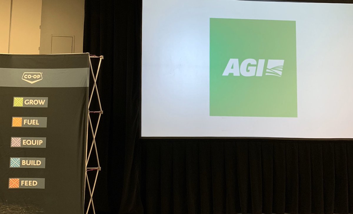 Kyle81Fox's tweet photo. Day 2 of #equipsummit20. Learning about @AgGrowthIntl and @AGISureTrack. @Coop_Ag @centralabcoop https://t.co/aPNFtoUwwW