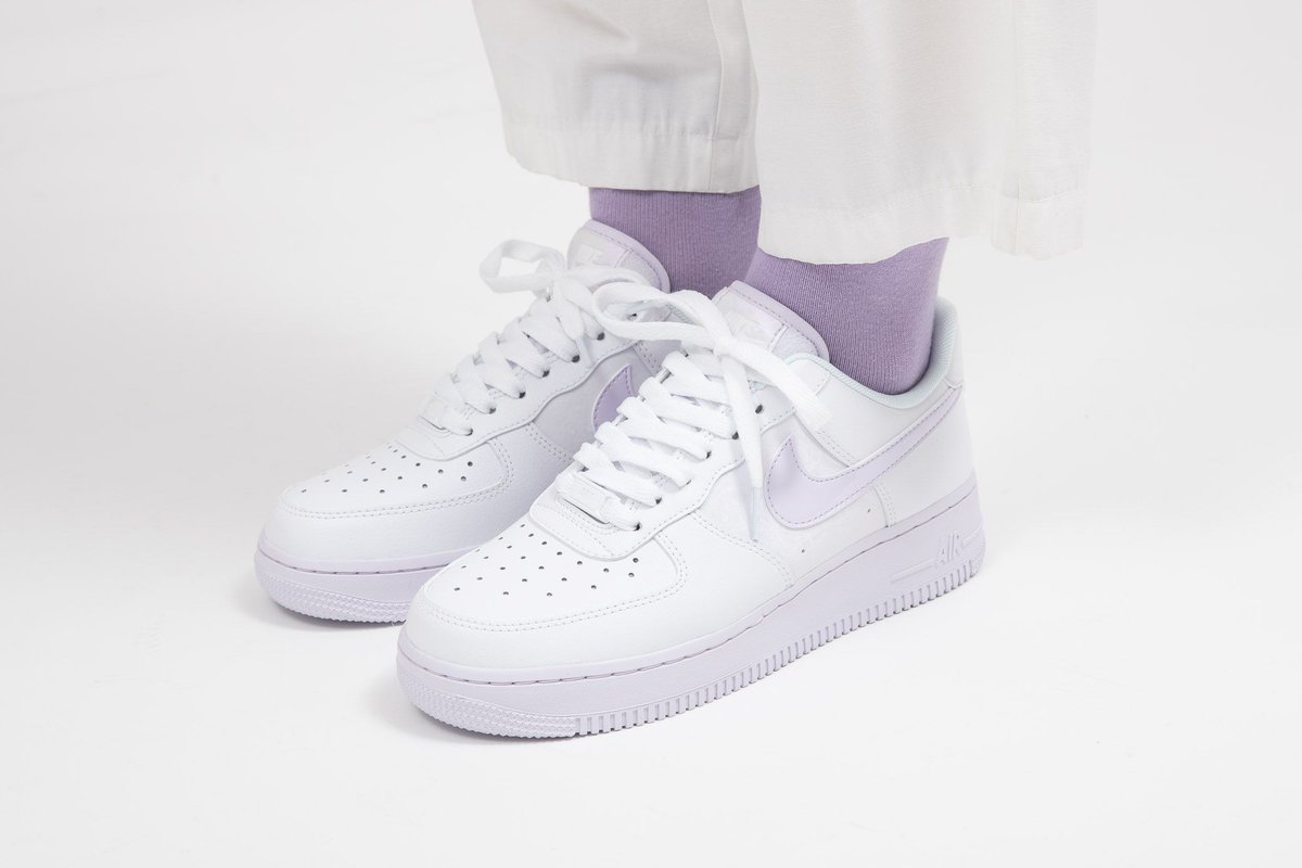 nike air force 1 white barely grape