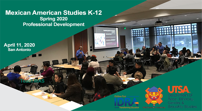 IDRAedu's tweet photo. Help us spread the word! Free #MAS workshop for teachers! Get guidelines on how to plan and teach Mexican American Studies. https://t.co/hOEVsh8EOx #MASTeachersOfTexas #MASforTexas @UTSA @UTSACOEHD #SomosMAS #culturallycompetentteaching #TxEd https://t.co/5cLHOPJfSV